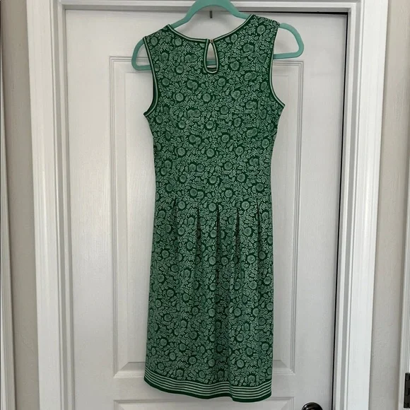 Max Studio Green Floral Fit-and-Flare Tank Dress - Picture 6 of 8